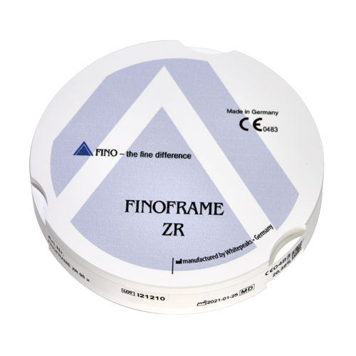 Finoframe Zr Cad Cam Blank O 95 X 25 Mm White